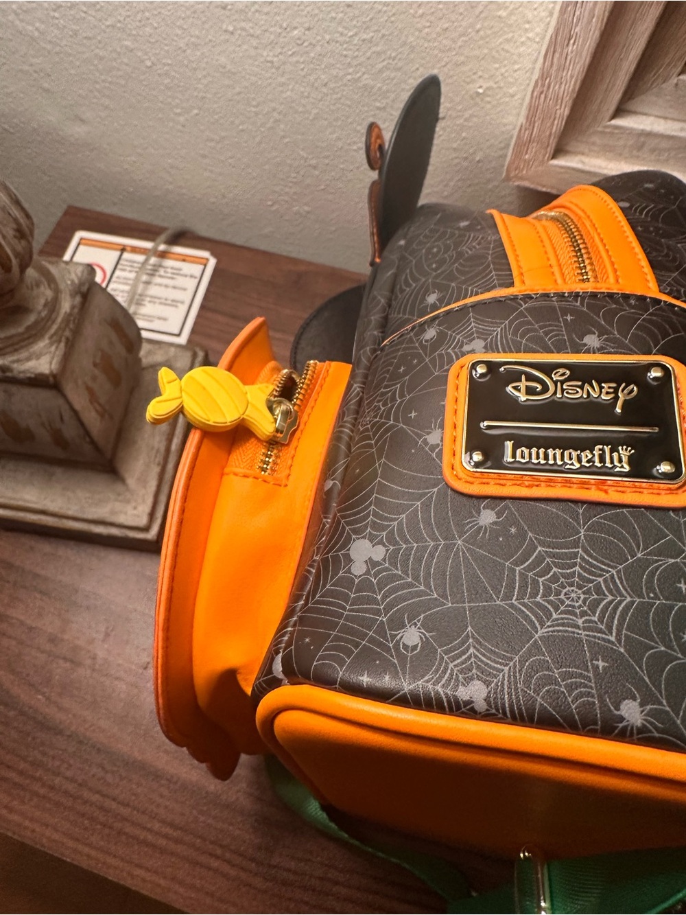 Halloween Mickey Pumpkin backpack - Orange & Black - Picture 3 of 5